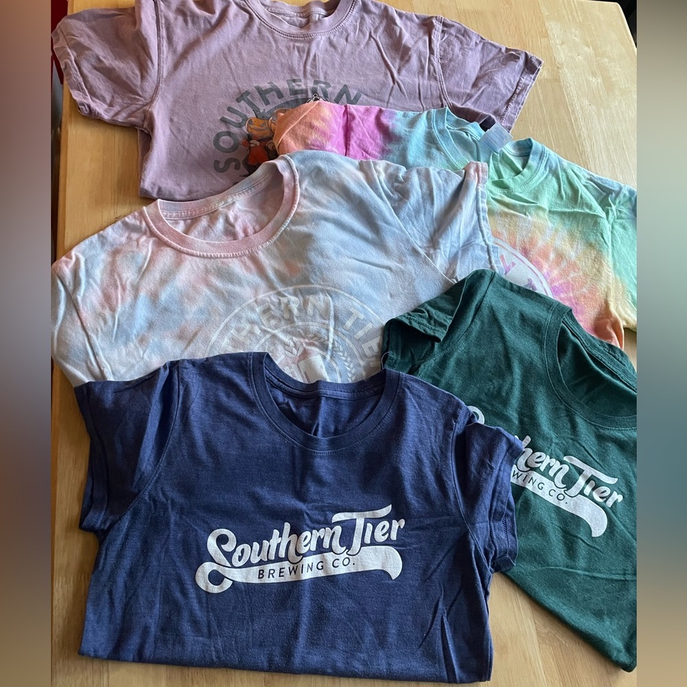 Lot of 5 Southern Tier Brewery Tshirts - Gently worn - Women’s Medium